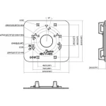 Dahua Βάση για Κάμερες Συστημάτων CCTV Λευκή Λευκό PFA152-E PFA152-E - Image 3
