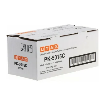Utax PK-5015C Γνήσιο Toner Laser Εκτυπωτή Κυανό 3000 Σελίδων (1T02R7CUT0) 1T02R7CUT0