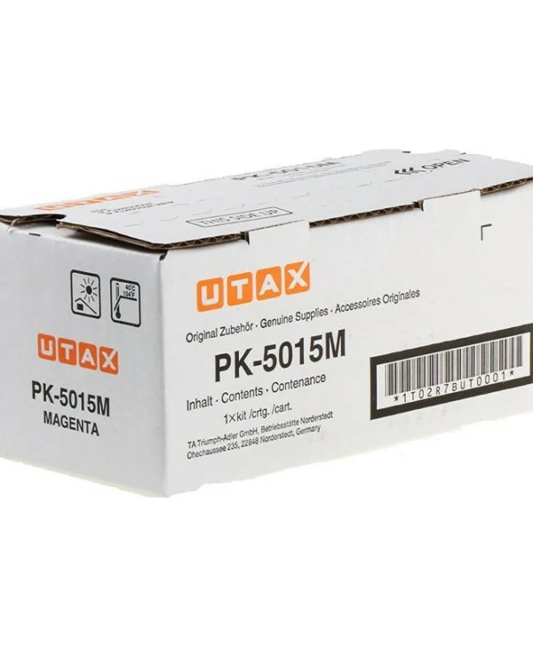 Utax PK-5015M Γνήσιο Toner Laser Εκτυπωτή Ματζέντα 3000 Σελίδων (1T02R7BUT0) 1T02R7BUT0