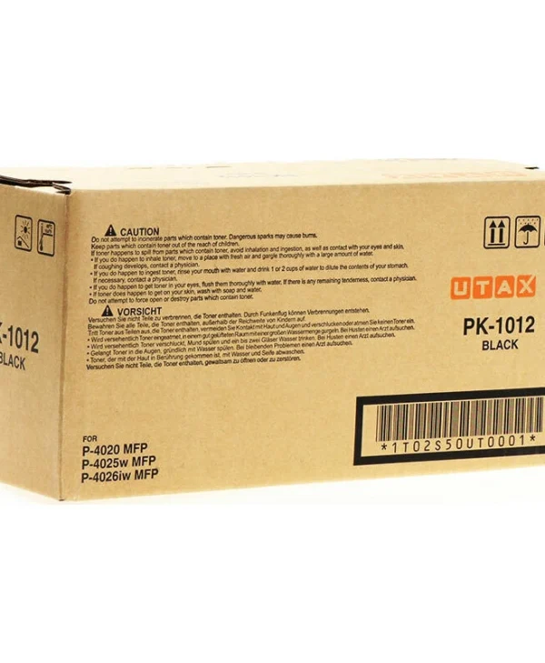 Utax PK-1012 Γνήσιο Toner Laser Εκτυπωτή Μαύρο 7200 Σελίδων (1T02S50UT0) 1T02S50UT0