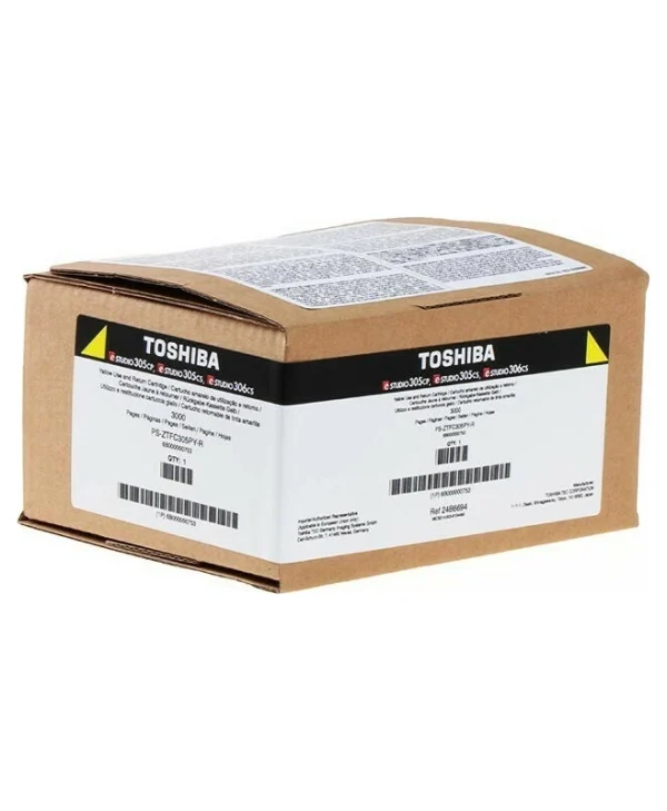 Toshiba T-305PY-R Γνήσιο Toner Laser Εκτυπωτή Κίτρινο (6B000000752) 6B000000752