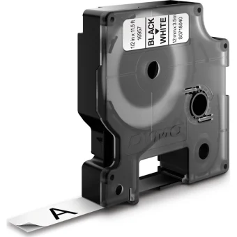 Dymo 16957 Ταινία Ετικετογράφου 3.5m x 12mm σε Λευκό Χρώμα