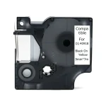 Ταινία Ετικετογράφου Dymo Standard 40918 9 Mm X 7 M Μαύρα Γράμματα Κίτρινο Φόντο S0720730 Dymo40918 S0720730 - Image 11