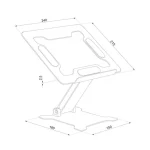 Neomounts Βάση Στήριξης για Laptop έως 15" (NEODS20-740BL1) DS20-740BL1 - Image 5