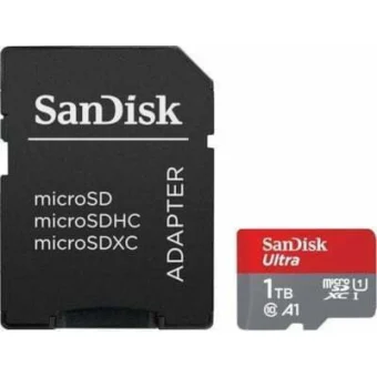 Sandisk Ultra microSDXC 1.5TB Class 10 U1 A1 UHS-I με αντάπτορα