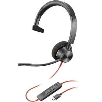 HP Poly Blackwire 3310 M USB-C/A VOIP Headset (8X216AA) 8X216AA