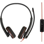 HP Poly Blackwire 3220 Stero Headset USB-A/USB-C Black 8X228A6 - Image 3