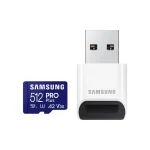 Samsung Pro Plus (2023) microSDXC 512GB Class 10 U3 V30 A2 UHS-I με USB Reader - Image 3