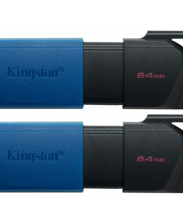 Kingston DataTraveler Exodia M Duo 64GB USB 3.2 Stick Μαύρο 2τμχ