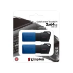 Kingston DataTraveler Exodia M Duo 64GB USB 3.2 Stick Μαύρο 2τμχ - Image 4