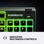 SteelSeries Apex 3 Gaming Πληκτρολόγιο με RGB φωτισμό (Αγγλικό US) - Image 7