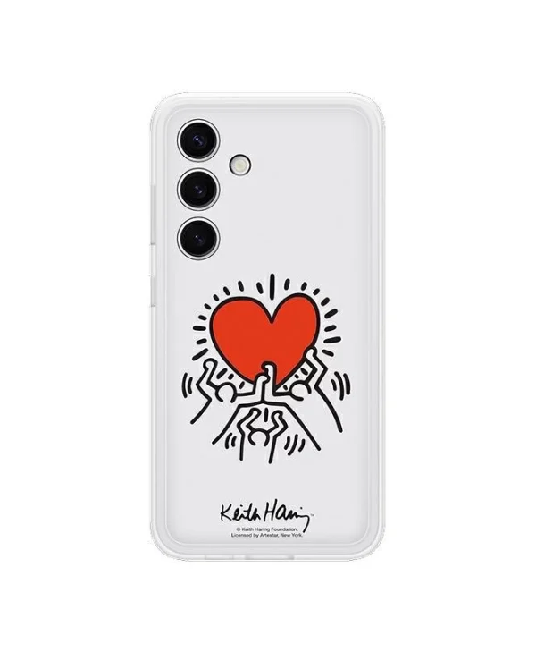 Samsung Back Cover Πλαστικό Σετ με Τζαμάκι Λευκό (Galaxy S24)