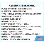 Cobi Τουβλάκια Cessna 172 Skyhawk για 7+ ετών Ετών 160τμχ - Image 5