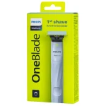 Philips OneBlade 1st Shave Ξυριστική Μηχανή Προσώπου Επαναφορτιζόμενη - Image 6