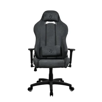 Arozzi Torretta Soft Fabric V2 Υφασμάτινη Καρέκλα Gaming με Ρυθμιζόμενα Μπράτσα Dark Grey
