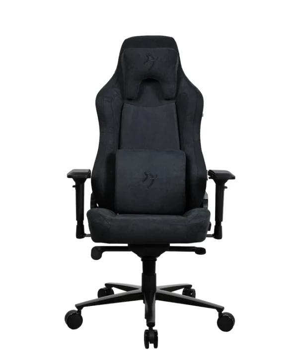 Arozzi Vernazza Supersoft Υφασμάτινη Καρέκλα Gaming με Ρυθμιζόμενα Μπράτσα Pure Black