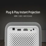 HP CC500 Mini Projector LCD Full HD Λάμπας LED με Ενσωματωμένα Ηχεία - Image 8