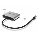 Inca ITPC-4T USB-C Docking Station με HDMI 4K PD και σύνδεση 2 Οθονών Ασημί ITPC-4T - Image 3