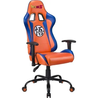 Subsonic Dragon Ball Z Καρέκλα Gaming Δερματίνης με Ρυθμιζόμενα Μπράτσα Πορτοκαλί