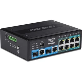 Trendnet TI-BG104 Unmanaged L2 PoE+ Switch με 8 Θύρες Gigabit (1Gbps) Ethernet και 2 SFP Θύρες TI-BG104