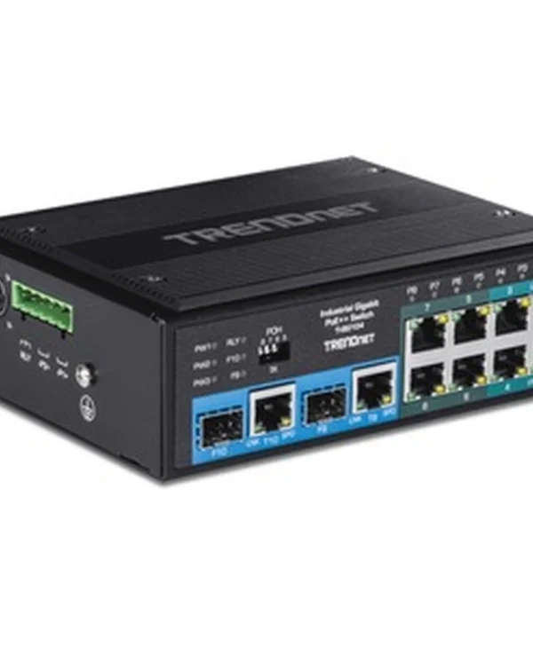 Trendnet TI-BG104 Unmanaged L2 PoE+ Switch με 8 Θύρες Gigabit (1Gbps) Ethernet και 2 SFP Θύρες TI-BG104