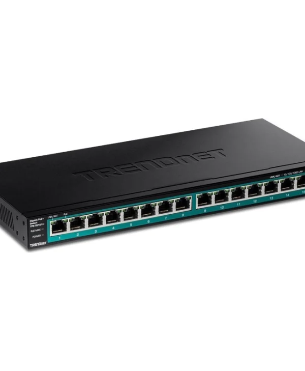 Trendnet Unmanaged L2 PoE+ Switch με 16 Θύρες Ethernet