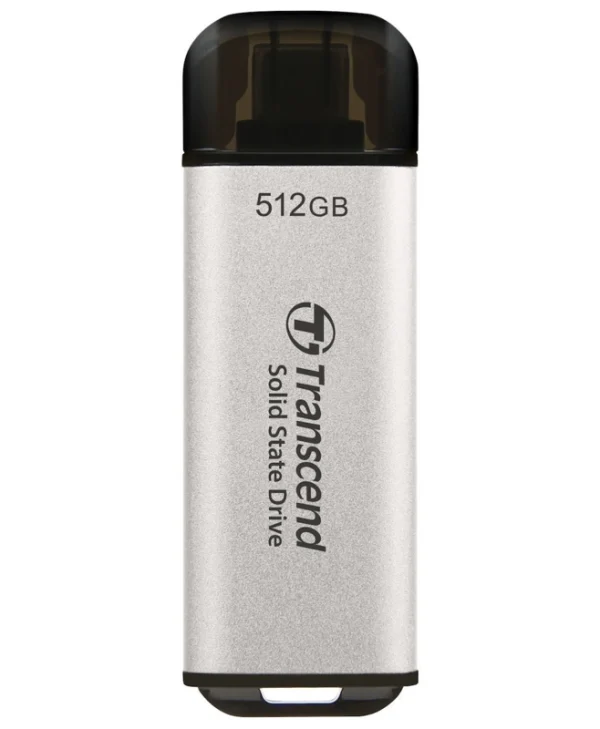 Transcend Esd300s 512GB USB 3.2 SSD Stick με σύνδεση USB-C Γκρι