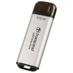 Transcend Esd300s 512GB USB 3.2 SSD Stick με σύνδεση USB-C Γκρι - Image 2