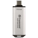Transcend Esd300s 512GB USB 3.2 SSD Stick με σύνδεση USB-C Γκρι - Image 3