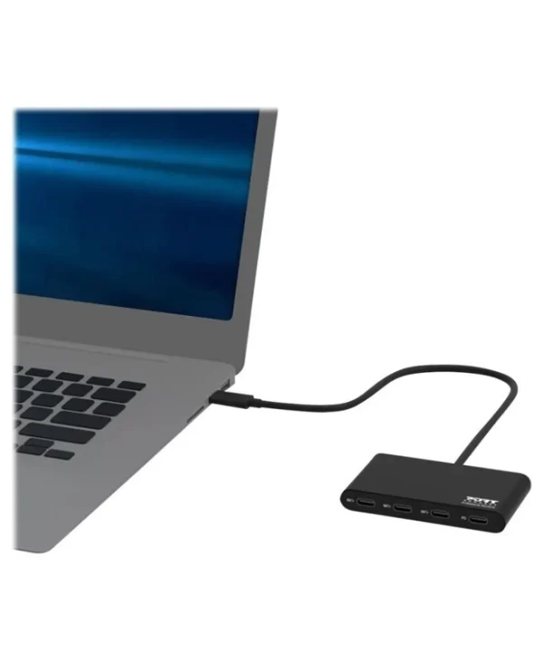 Port Designs USB 2.0 Hub 3 Θυρών με σύνδεση USB-C