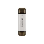 Transcend ESD310S 1TB USB 3.2 SSD Stick με σύνδεση USB-A & USB-C Ασημί - Image 2