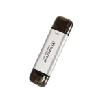 Transcend ESD310S 1TB USB 3.2 SSD Stick με σύνδεση USB-A & USB-C Ασημί - Image 3