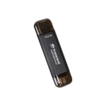Transcend ESD310C 512GB USB 3.2 SSD Stick με σύνδεση USB-A & USB-C Μαύρο - Image 2
