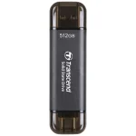Transcend ESD310C 512GB USB 3.2 SSD Stick με σύνδεση USB-A & USB-C Μαύρο - Image 3