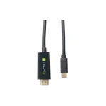 Techly Cable HDMI male - USB-C male 2m Μαύρο - Image 2