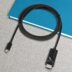 Techly Cable HDMI male - USB-C male 2m Μαύρο - Image 3