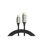 Inca HDMI 1.4 Cable HDMI male - USB-C male 2m Μαύρο