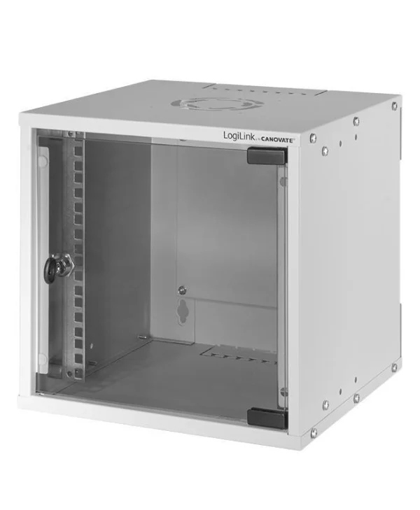 LogiLink Επιτοίχια Καμπίνα Rack 6U Γκρι W66Z30G W66Z30G