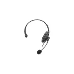 Manhattan Mono USB Headset On Ear Multimedia Ακουστικά με μικρόφωνο και σύνδεση USB-A - Image 2