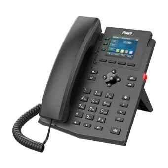 Fanvil X303W Ενσύρματο Τηλέφωνο IP 4 γραμμών Μαύρο X303W