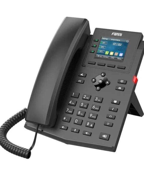 Fanvil X303W Ενσύρματο Τηλέφωνο IP 4 γραμμών Μαύρο X303W