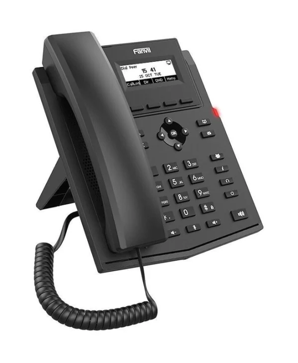 Fanvil X301W Ενσύρματο Τηλέφωνο IP 2 γραμμών Μαύρο X301W