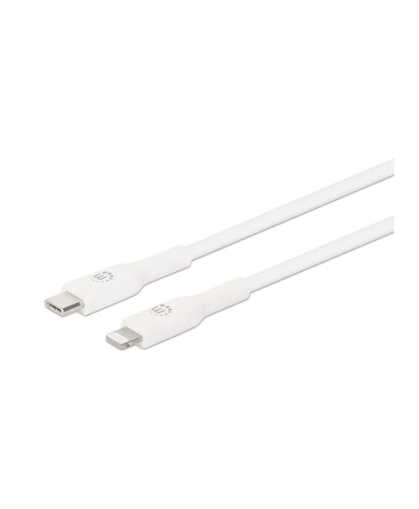 Manhattan USB-C to Lightning Cable Λευκό 1m (394512) 394512