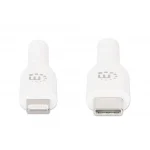 Manhattan USB-C to Lightning Cable Λευκό 1m (394512) 394512 - Image 2