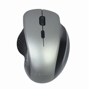 Gembird MUSW-6B-02-BG Ασύρματο Εργονομικό Ποντίκι Black/Spacegrey MUSW-6B-02-BG