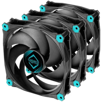 Iceberg Thermal IceGALE Silent PWM Case Fan 120mm με Σύνδεση 4-Pin 3τμχ