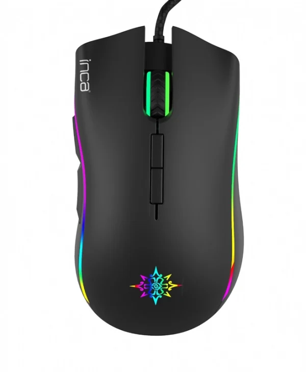 Inca IMG-349 RGB Gaming Ποντίκι 6400 DPI Μαύρο IMG-349