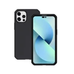 Mobilis Back Cover Πλαστικό Μαύρο (iPhone 14, iPhone 13, Mobilis