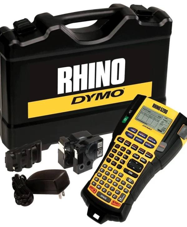 Dymo Rhino 5200 Ηλεκτρονικός Ετικετογράφος Χειρός σε Κίτρινο Χρώμα