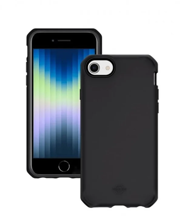 Mobilis Back Cover Πλαστικό Μαύρο (iPhone 5/5s/SE)